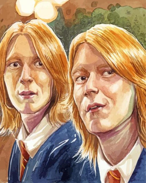 Fred And George Weasley Twins Art Diamond Painting