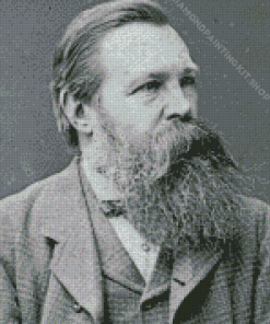 Friedrich Engels Philosopher Diamond Painting