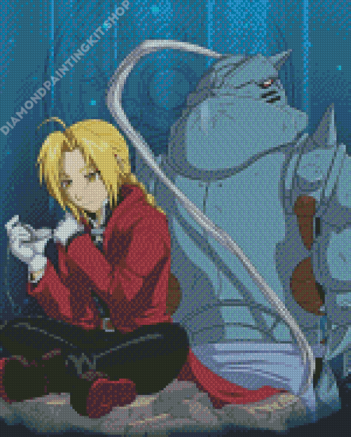 Full Metal Alchemist Manga Diamond Painting