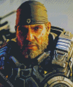 Gears Of War Game Character Diamond Painting