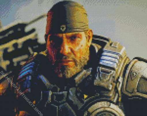 Gears Of War Game Character Diamond Painting