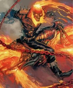 Ghost Rider Marvel Art Diamond Painting