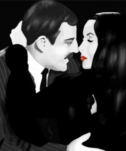 Gomez And Morticia Addams Diamond Painting