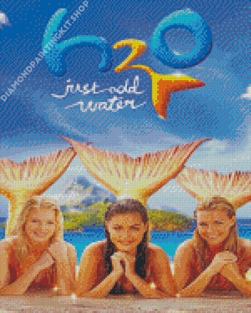 H2O Just Add Water Poster Diamond Painting