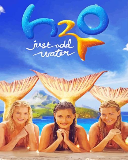 H2O Just Add Water Poster Diamond Painting