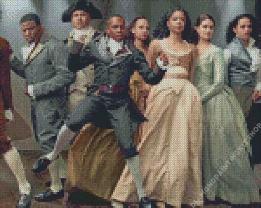 Hamilton Musical Characters Diamond Painting