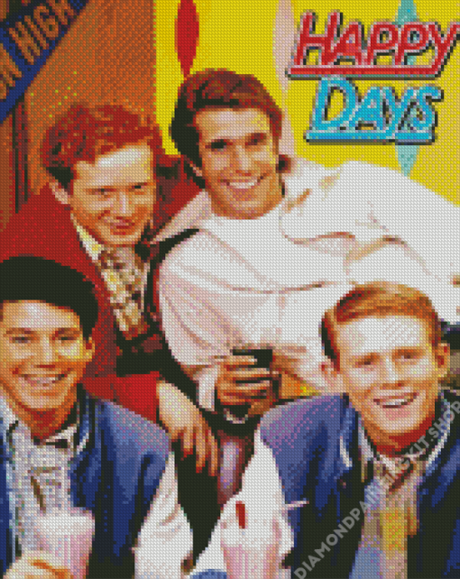 Happy Days TV Show Diamond Painting