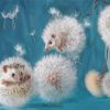 Hedgehogs Dandelions Diamond Painting