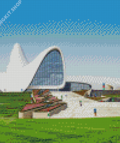 Heydar Aliyev Centre Azerbaijan Diamond Painting