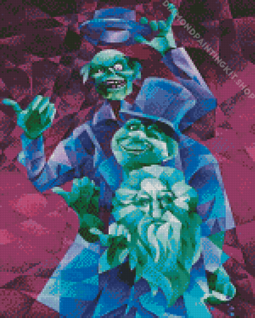 Hitchhiking Ghosts Art Diamond Painting