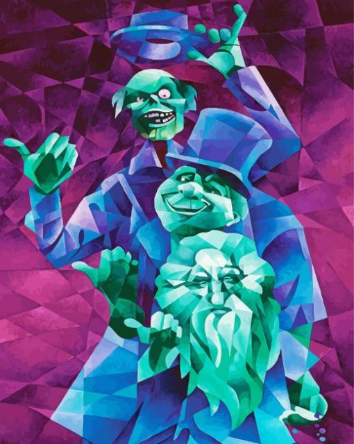 Hitchhiking Ghosts Art Diamond Painting