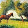 Horse And Cart Georges Seurat Diamond Painting