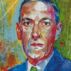 Howard Phillips Lovecraft Portrait Art Diamond Painting