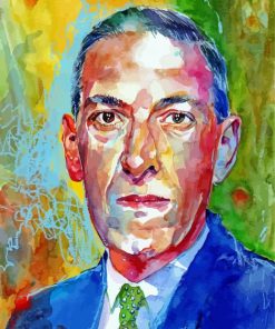 Howard Phillips Lovecraft Portrait Art Diamond Painting