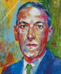 Howard Phillips Lovecraft Portrait Art Diamond Painting