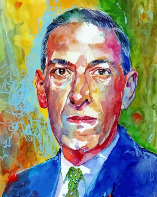 Howard Phillips Lovecraft Portrait Art Diamond Painting