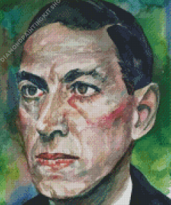 Howard Phillips Lovecraft Portrait Diamond Painting