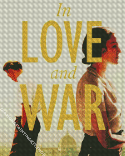 In Love And War Movie Poster Diamond Painting