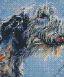 Irish Wolfhound Dog Art Diamond Painting