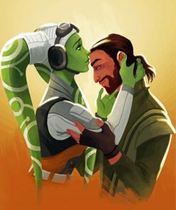 Kanan And Hera Diamond Painting