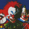 Killer Klowns From Outer Space Horror Movie Diamond Painting