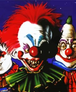 Killer Klowns From Outer Space Horror Movie Diamond Painting