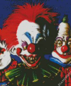 Killer Klowns From Outer Space Horror Movie Diamond Painting