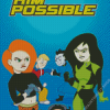 Kim Possible Animation Diamond Painting