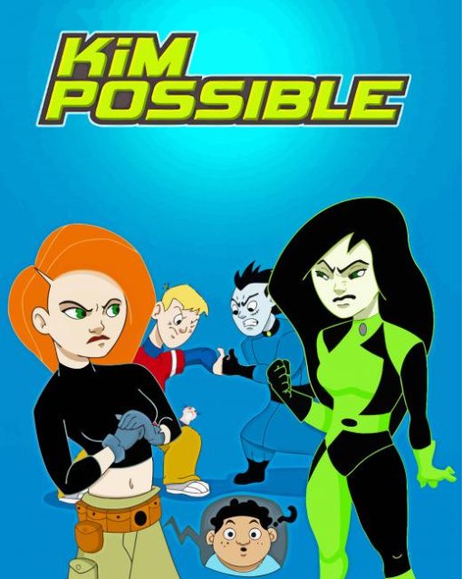 Kim Possible Animation Diamond Painting