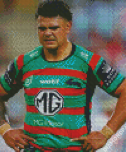 Latrell Mitchell South Sydney Rabbitohs Player Diamond Painting