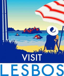 Lesvos Poster Diamond Painting