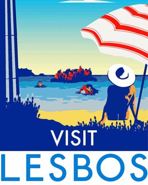 Lesvos Poster Diamond Painting