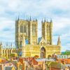 Lincoln Cathedral In England Diamond Painting