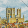 Lincoln Cathedral In England Diamond Painting