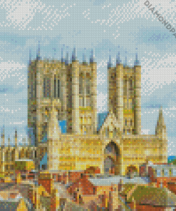 Lincoln Cathedral In England Diamond Painting