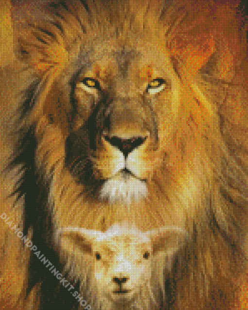 Lion Of Judah Poster Diamond Painting