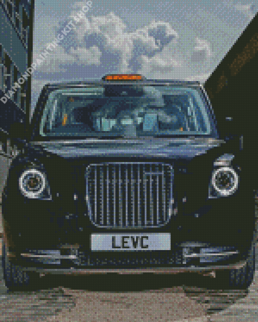 London Black Cab Diamond Painting