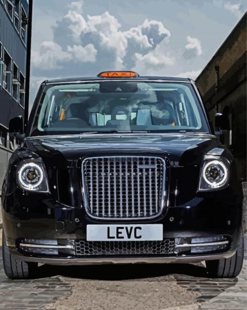 London Black Cab Diamond Painting