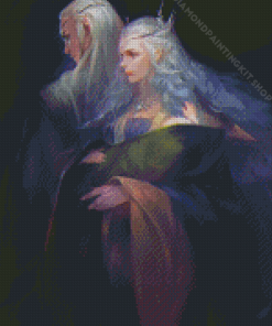 Lord Of The Rings Elf Couple Diamond Painting