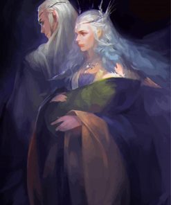 Lord Of The Rings Elf Couple Diamond Painting