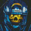 Los Angeles Chargers Skull Art Diamond Painting