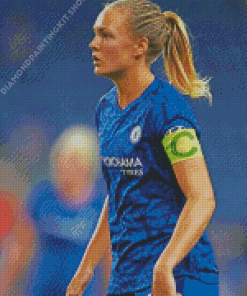 Magdalena Eriksson Woman Soccer Diamond Painting