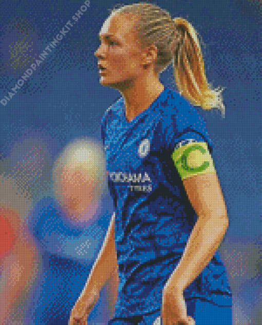 Magdalena Eriksson Woman Soccer Diamond Painting