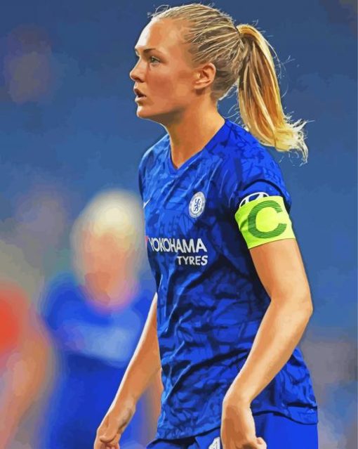 Magdalena Eriksson Woman Soccer Diamond Painting