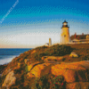 Maine Pemaquid Point Light Diamond Painting