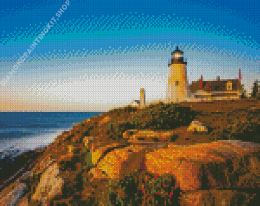 Maine Pemaquid Point Light Diamond Painting