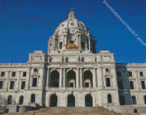 Minnesota State Capitol St Paul Minnesota Diamond Painting