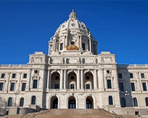 Minnesota State Capitol St Paul Minnesota Diamond Painting