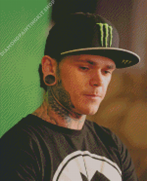 Motorcycle Racer Tai Woffinden Diamond Painting