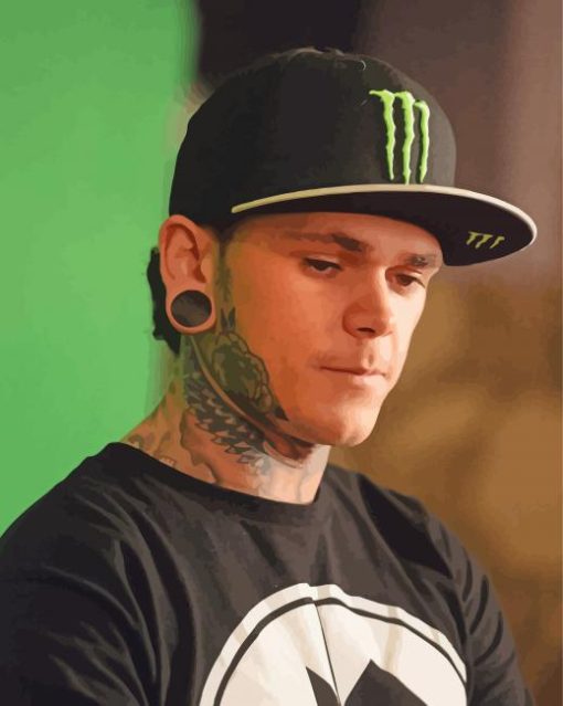 Motorcycle Racer Tai Woffinden Diamond Painting